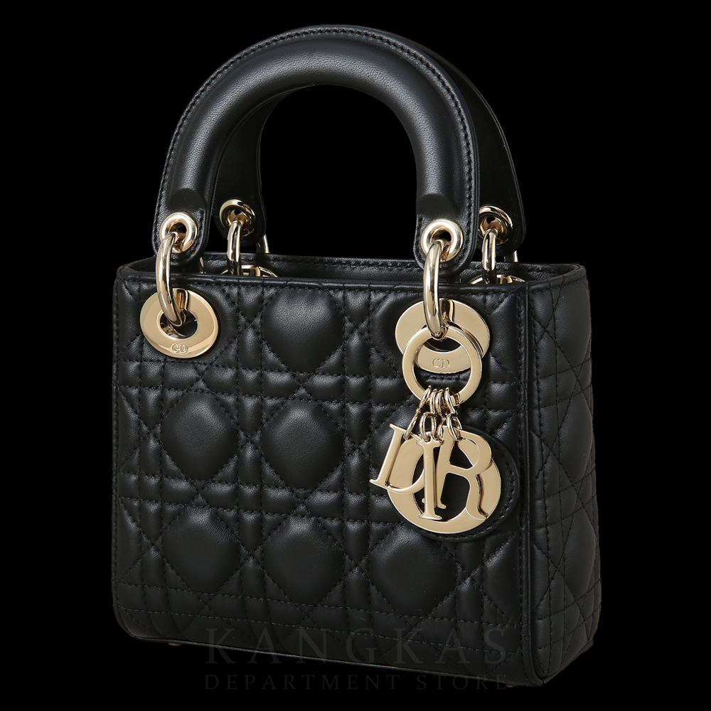 CHRISTIAN DIOR(USED)크리스찬디올 램스킨 레이디디올 미니 백
